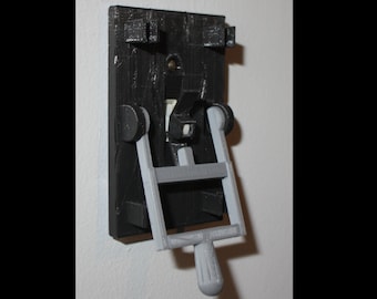 Frankenstein Knife Light Switch Plate Cover Flip Handle - Home Decor - Black
