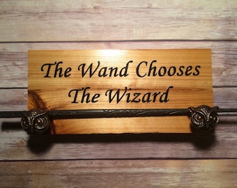 Harry Potter Wand Display W/ Owl Holder