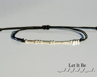 Morse code bracelet-Custom morse code bracelet-Custom,Word,Name bracelet-Sister morse code bracelet-BFF morse code bracelet-Message bracelet