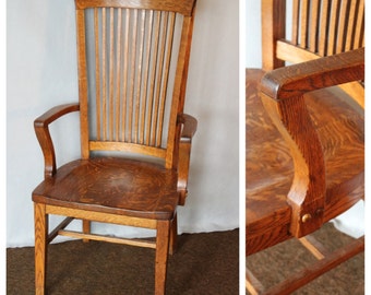 oak office chair | etsy oak office chair | etsy