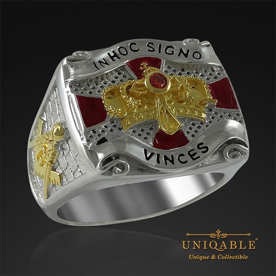UNIQABLE KNIGHTS TEMPLAR Sterling Silver 925 by UNIQABLEart