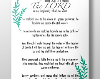 psalm 23 pdf download