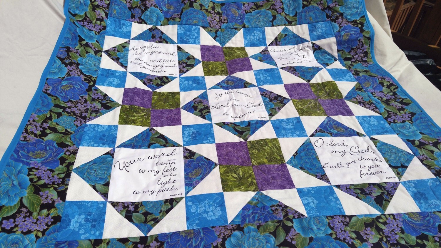 Prayer Quilt Christian Quilt Scripture Quilt Bible Quilt