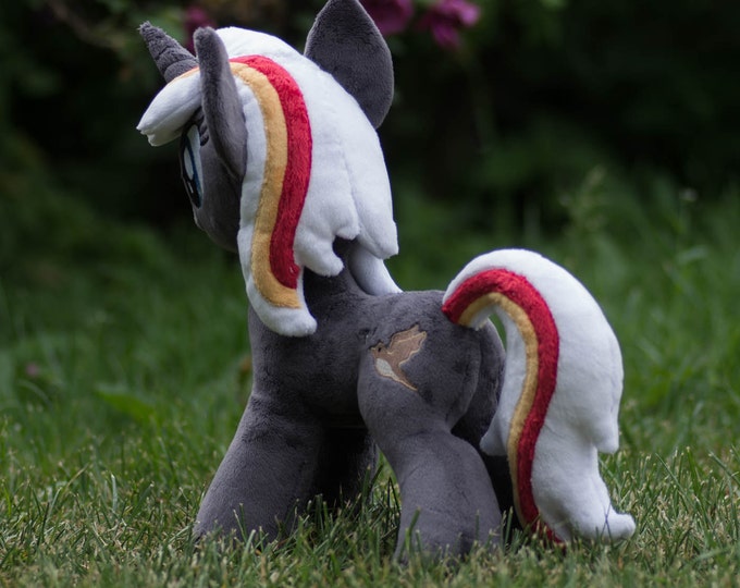 Plush Velvet Remedy Fallout Equestria Custom Pony 12 inches