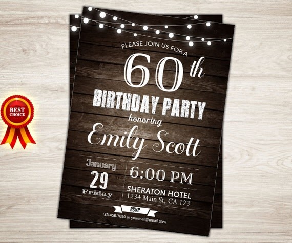 Guy Birthday Invitations 5