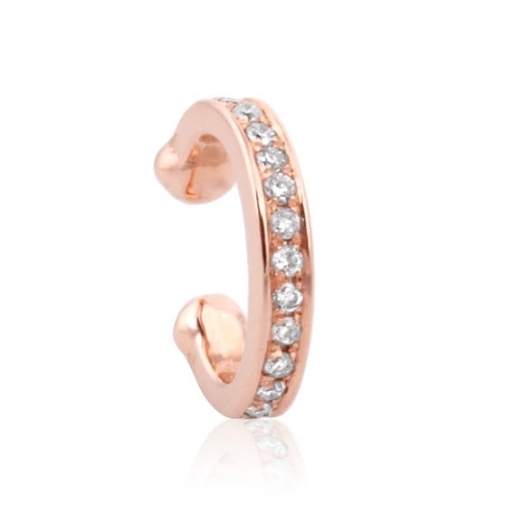 Rose gold helix earrings Clearance