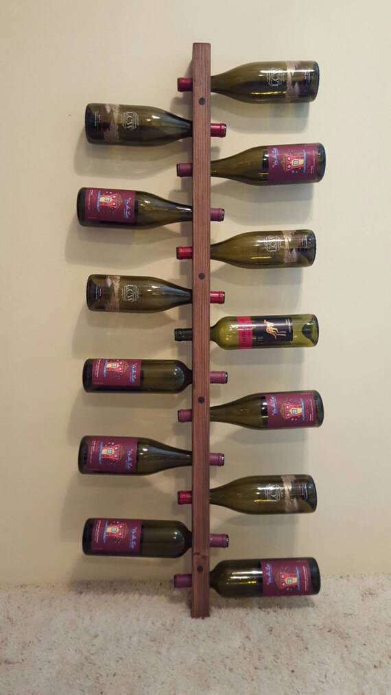 Items similar to Wine Rack Thirteen Bottle Ladder on Etsy