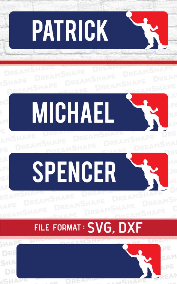Download Basketball SVG Files Basketball NBA Monogram Svg by DreamShape