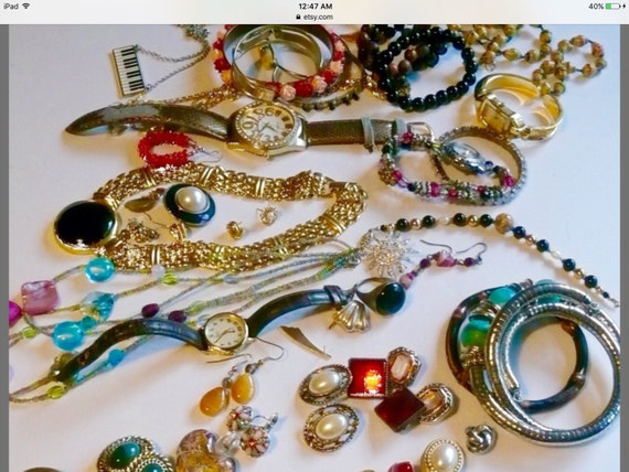 Vintage Jewelry Costume Jewelry Repurpose by VintageStudioSupply