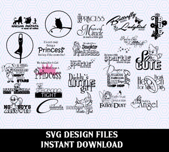 Download Girls room wall decals quotes SVG Vector files. 25 .svg