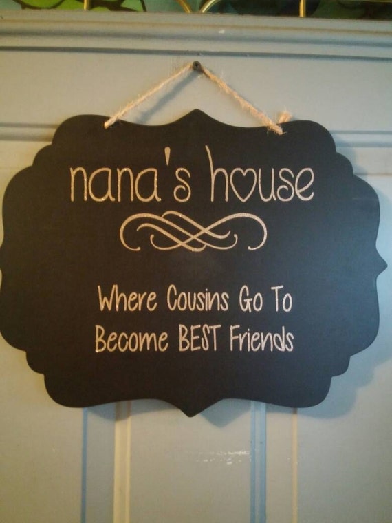 Hanging Nana's house where cousins go to by ColeysCuteCreations
