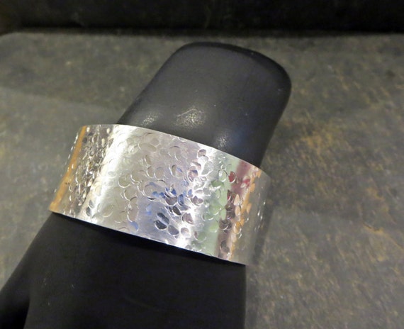 Silver Cuff, Hammered Cuff- Hammered Bracelet