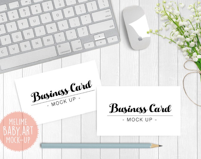 Business Card Mockup, Styled Photography Mock Ups, Stationary Mockup, 3.5x2 Business card Mockups, Instant Download (3.BCard)