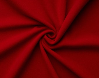 Gaby wool - color: Red - Cashmere - Wool - Mittelalter - 0.5 m