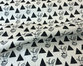 Kokka Japan Echino Impala by Etsuko Furuya Cotton Linen by the Yard