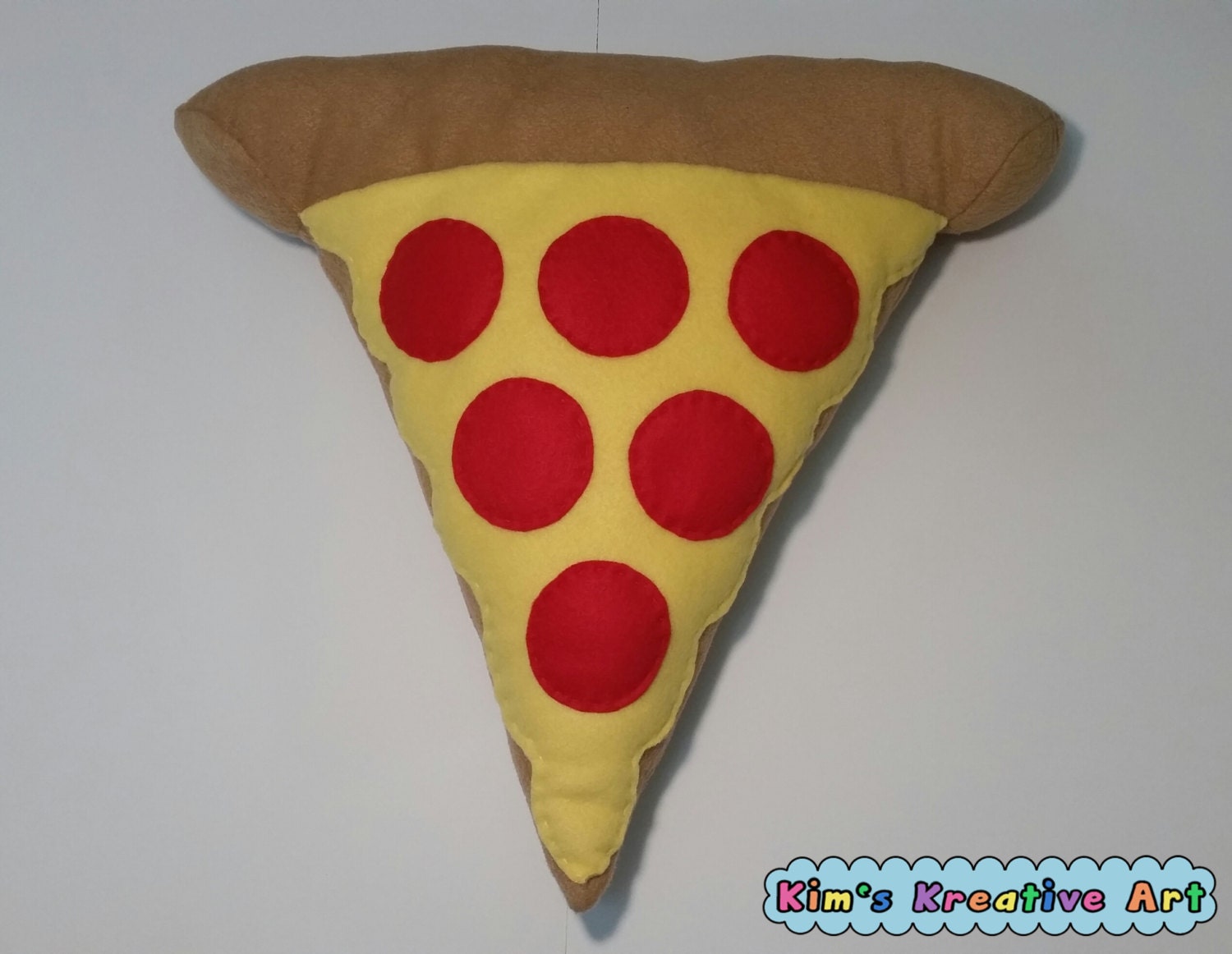 pizza plush pillow