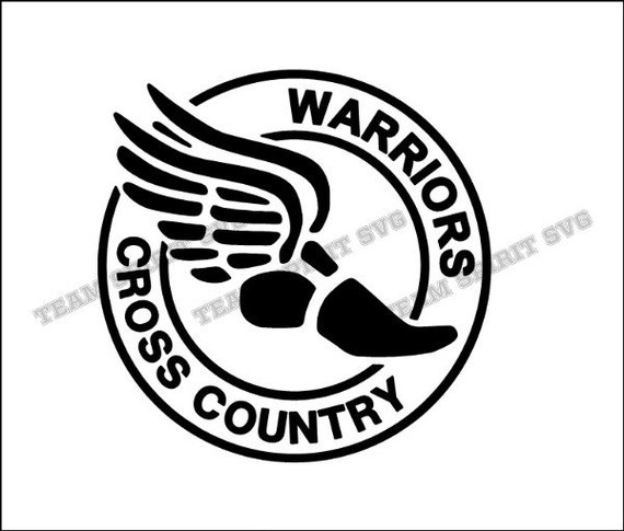 Warriors Cross Country Download File SVG DXF EPS by TeamSpiritSVG