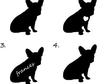 French Bulldog Decal | Vinyl | Sticker - Custom