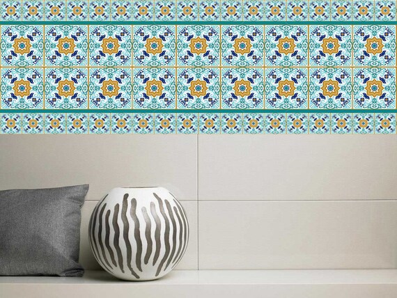 Pegatinas talavera mexicana marruecos lisboa por 3dwallboutique