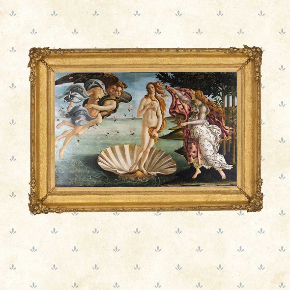 Famous Painting The Birth Of Venus By Sandro   Il 570xN.988150507 G79d 