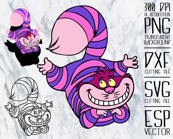 Download Cheshire cat Alice in wonderland Clipart /PNG by Just1Dollar