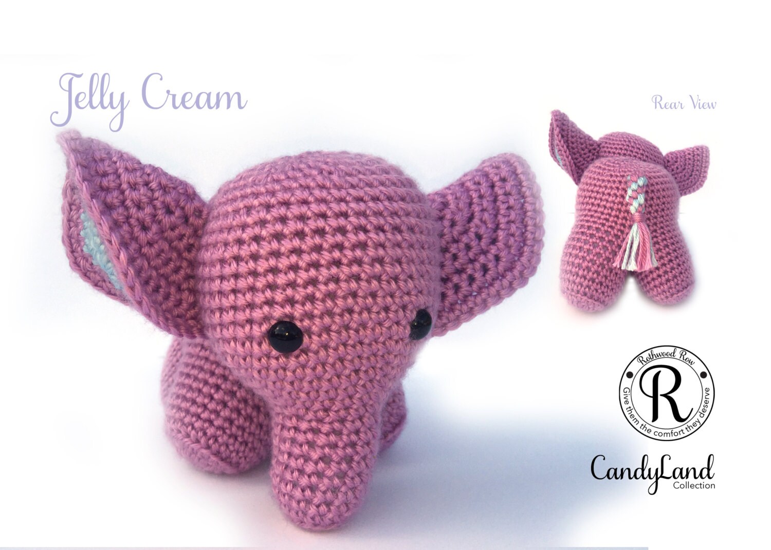 purple elephant stuffed toy