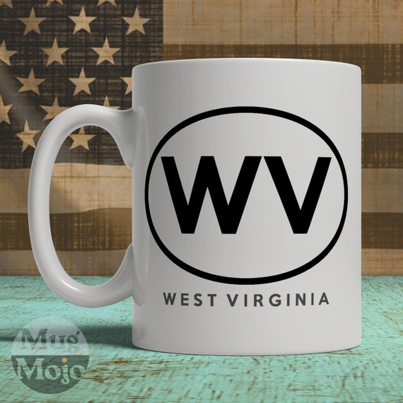 West Virginia Mug West Virginia State Pride Ceramic Coffee