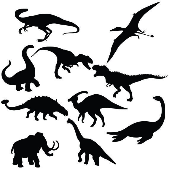 Download Dinosaur svg silhouette pack - dinosaurus clipart digital ...