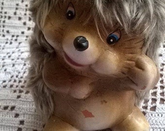 Porcupine cute, Porcupine, Small porcupine, Cute hedgehog, Vintage porcupine, Porcupine souvenir, Ceramic Porcupine