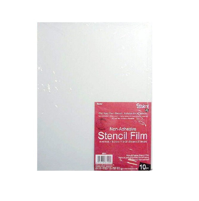 BLANK STENCIL FILM Make your own Stencils Pack of 10 pc 8