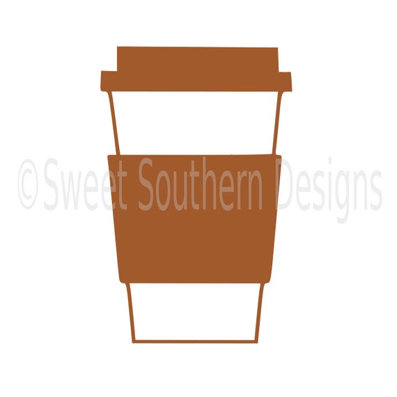 Download Coffee Cup to go cup SVG instant download design for cricut or