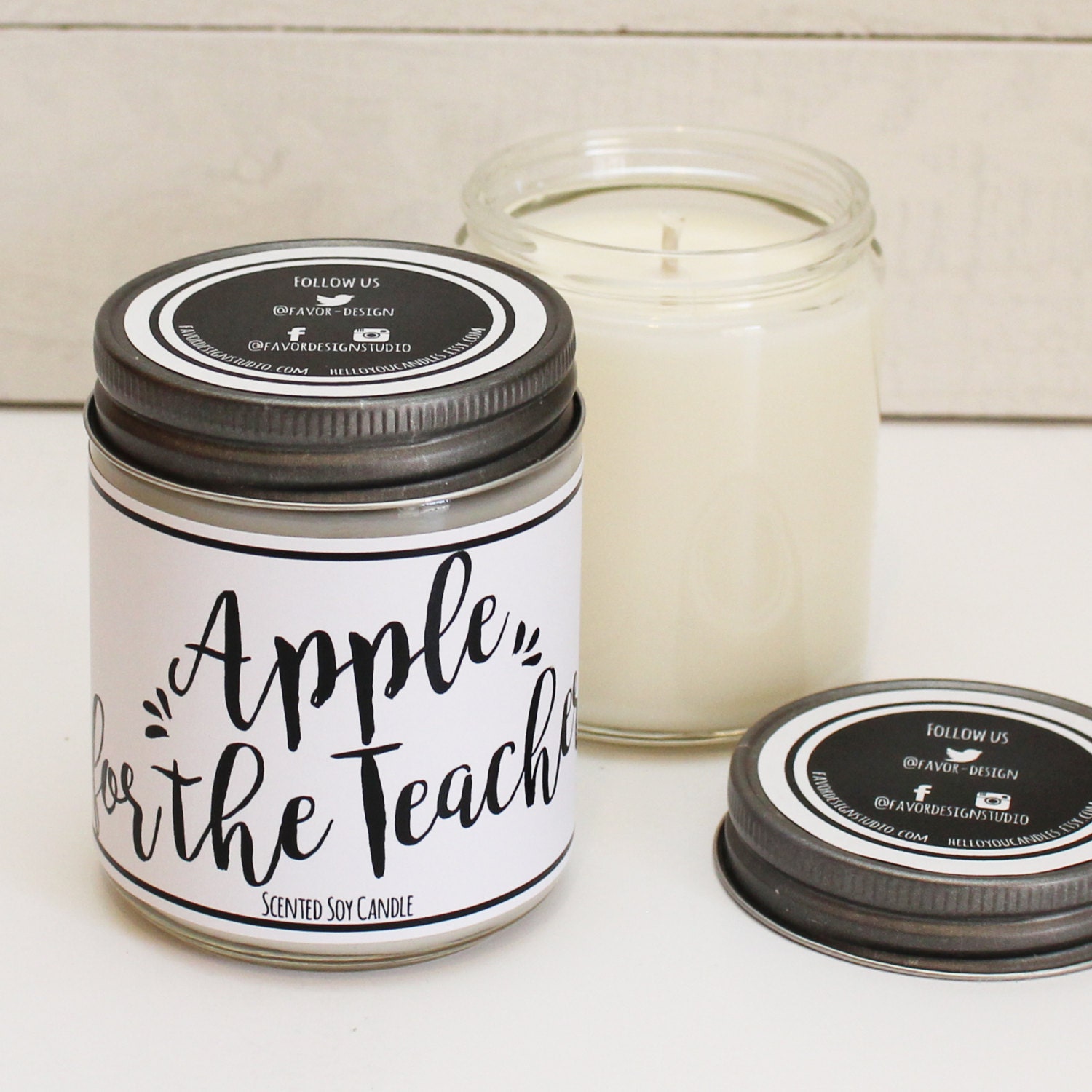 Apple for the Teacher Scented Candle 8 oz Candle Teacher