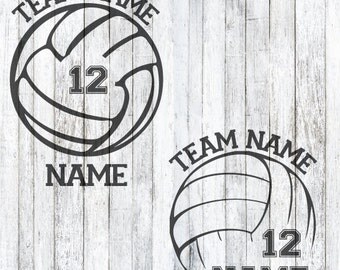 SVG Volleyball Team Decal