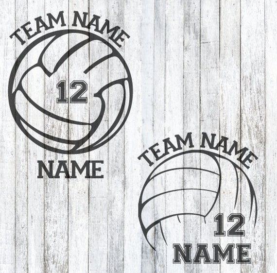 Download SVG Volleyball Team Decal