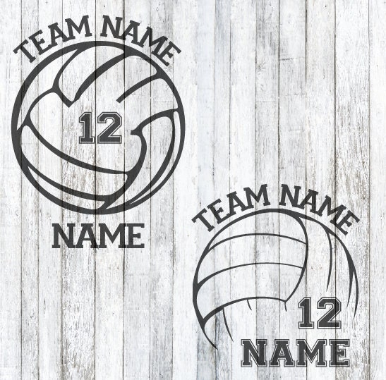 Download SVG Volleyball Team Decal from theSVGshop on Etsy Studio
