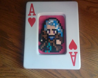 Setzer FF6 Framed Pixel Art