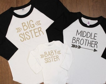 Big Sister Shirt, Big Brother Shirt, Little Brother, Big Brother, Biggest Brother, Middle Brother, Little Brother, New Baby, Pregnancy