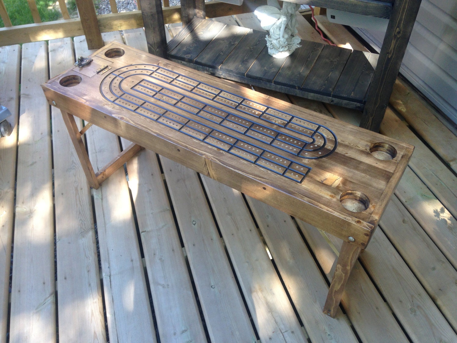 Cribbage Table Cribbage Board End Table