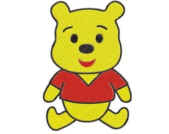 baby winnie the pooh Machine Embroidery Design -- SB846