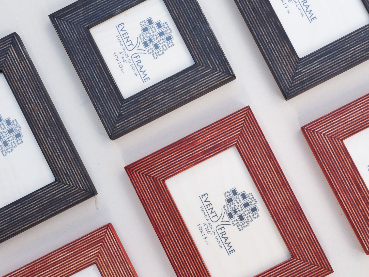 Picture Frame Collage 4x6 4x4 size Unique Rustic Design