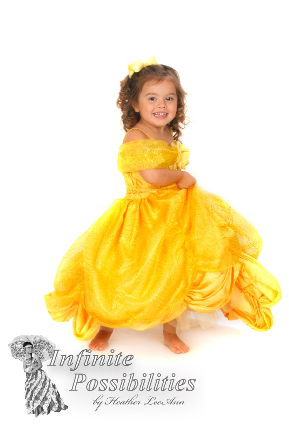 Yellow Princess or color choice Disney Belle inspired