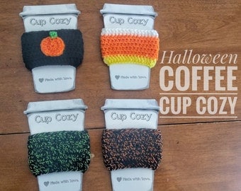 Halloween Coffee Cozy/Sleeve/Drink Cozy