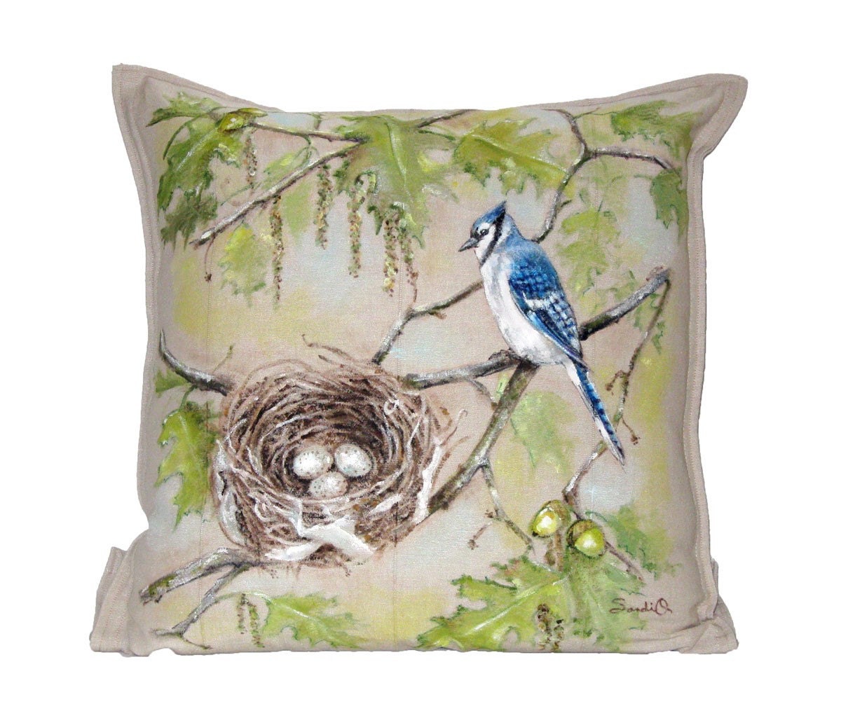 BLUE JAY DECORATIVE Pillow Premier Bird Pillow Series   Il Fullxfull.1070784587 Gech 