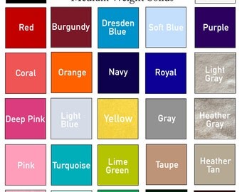 Solid Anti-Pill Fleece Fabric By The Yard (Medium Weight) /David Textiles/Free shipping available/Black/white/red/blue/navy/pink/yellow