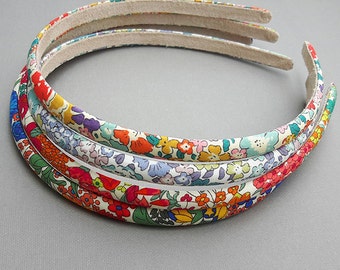 Headband,Liberty fabric Headband,10color Hard Headband,Hair Accessoies,Liberty Fabric covered Headband for girls women,Fabric Hard Headbands