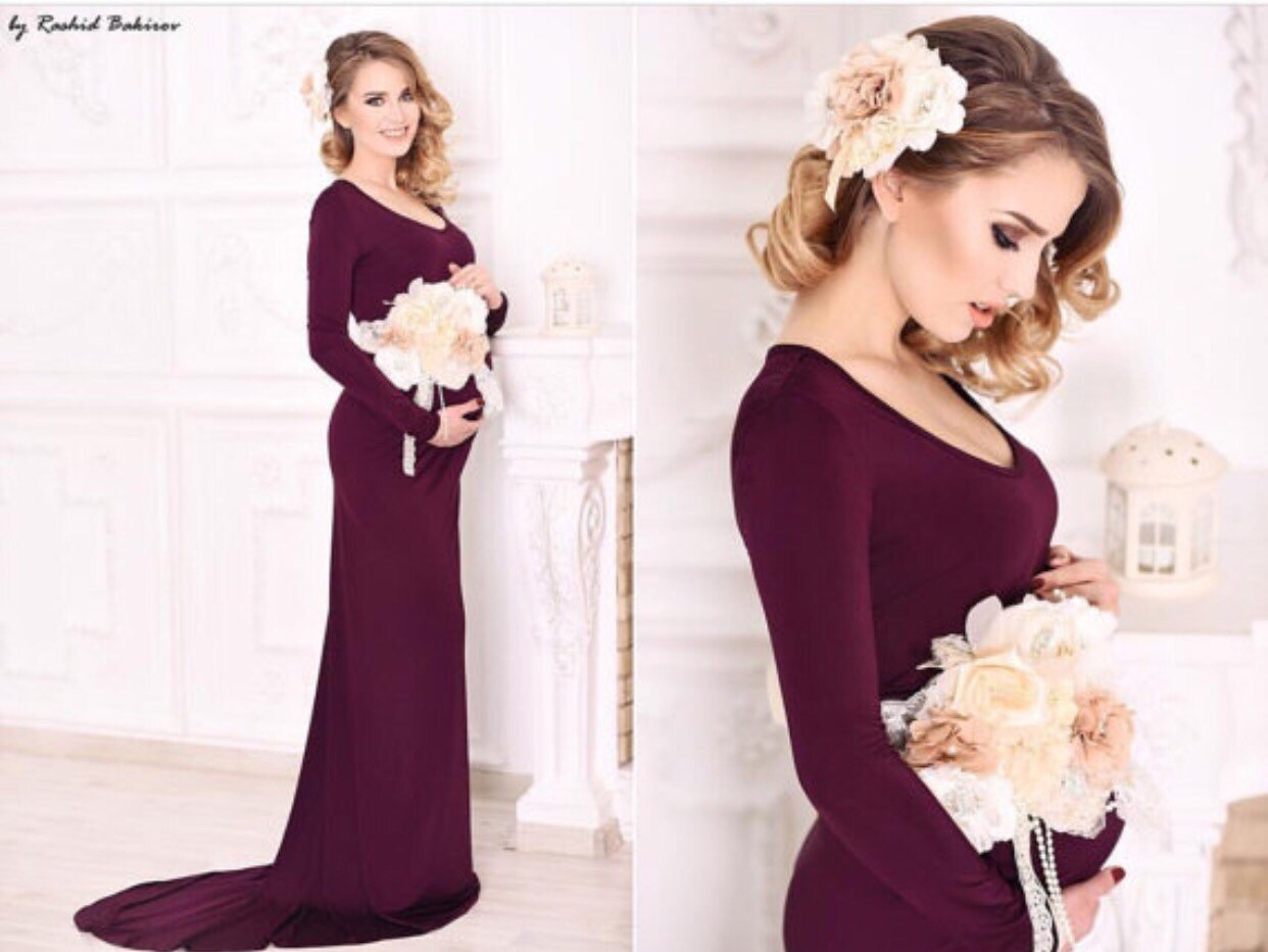 rosa burgundy wedding event maternity jersey dress rosa burgundy wedding event maternity jersey dress