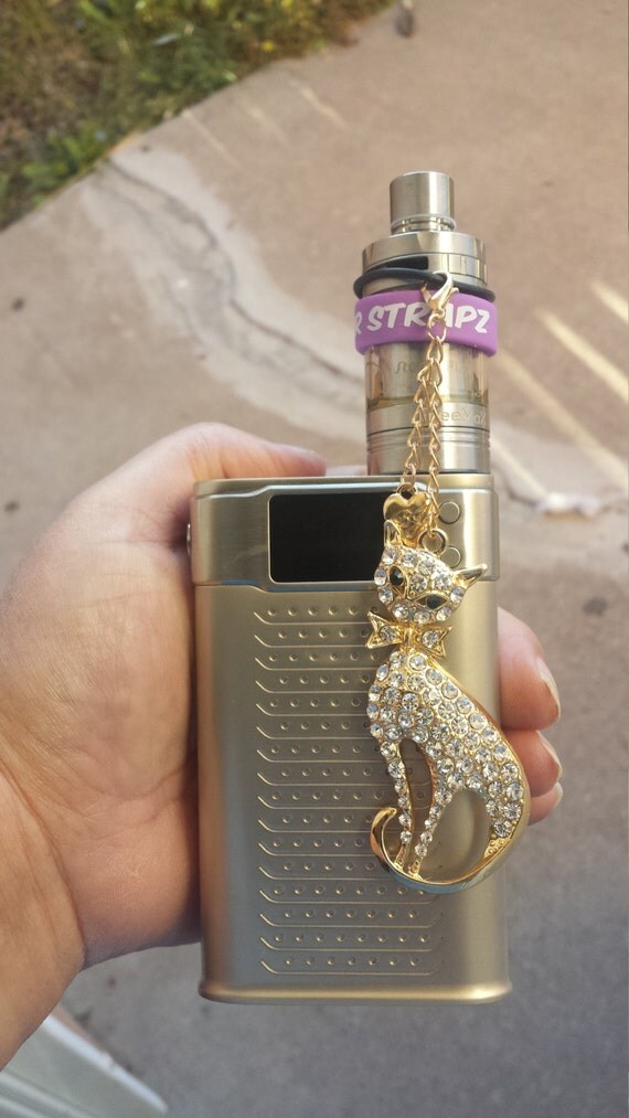 Vape Charm Betsy Johnson Cat Vape Mod Charm by Vapecharmsbysassy