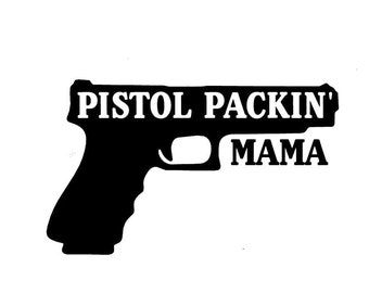 Pistol Packin' Mama Vintage Inspired and Styled Ladies T