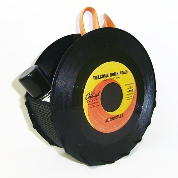 for holder records vinyl Record Holder Office Vinyl Desk Container Napkin Accessories Storage