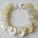 Button Bracelet Icy Pearl